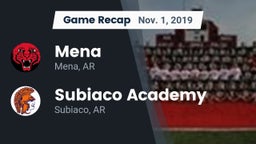 Recap: Mena  vs. Subiaco Academy 2019