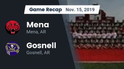 Recap: Mena  vs. Gosnell  2019