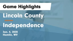 Lincoln County  vs Independence  Game Highlights - Jan. 4, 2020