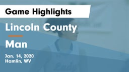 Lincoln County  vs Man  Game Highlights - Jan. 14, 2020