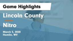 Lincoln County  vs Nitro  Game Highlights - March 5, 2020