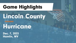 Lincoln County  vs Hurricane  Game Highlights - Dec. 7, 2023