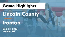 Lincoln County  vs Ironton  Game Highlights - Dec. 21, 2023
