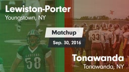 Matchup: Lewiston-Porter vs. Tonawanda  2016