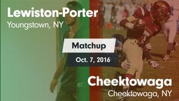Matchup: Lewiston-Porter vs. Cheektowaga  2016