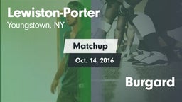 Matchup: Lewiston-Porter vs. Burgard 2016