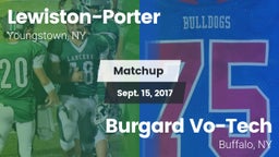 Matchup: Lewiston-Porter vs. Burgard Vo-Tech  2017