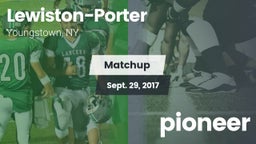 Matchup: Lewiston-Porter vs. pioneer 2017