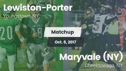 Matchup: Lewiston-Porter vs. Maryvale  (NY) 2017