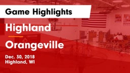 Highland  vs Orangeville  Game Highlights - Dec. 30, 2018