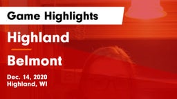 Highland  vs Belmont  Game Highlights - Dec. 14, 2020
