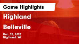 Highland  vs Belleville  Game Highlights - Dec. 28, 2020