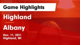 Highland  vs Albany  Game Highlights - Dec. 11, 2021