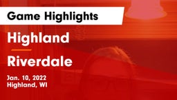 Highland  vs Riverdale  Game Highlights - Jan. 10, 2022