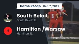 Recap: South Beloit  vs. Hamilton /Warsaw  2017