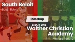 Matchup: South Beloit vs. Walther Christian Academy 2018