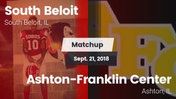 Matchup: South Beloit vs. Ashton-Franklin Center  2018