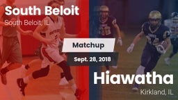 Matchup: South Beloit vs. Hiawatha  2018