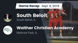 Recap: South Beloit  vs. Walther Christian Academy 2018