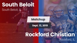 Matchup: South Beloit vs. Rockford Christian  2019
