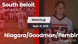 Matchup: South Beloit vs. Niagara/Goodman/Pembine  2019