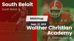 Matchup: South Beloit vs. Walther Christian Academy 2019