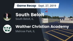 Recap: South Beloit  vs. Walther Christian Academy 2019