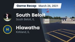 Recap: South Beloit  vs. Hiawatha  2021