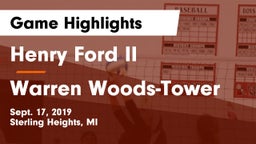 Henry Ford II  vs Warren Woods-Tower Game Highlights - Sept. 17, 2019