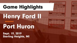 Henry Ford II  vs Port Huron Game Highlights - Sept. 19, 2019