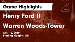 Henry Ford II  vs Warren Woods-Tower Game Highlights - Oct. 10, 2019