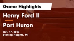 Henry Ford II  vs Port Huron Game Highlights - Oct. 17, 2019