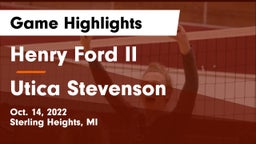 Henry Ford II  vs Utica Stevenson  Game Highlights - Oct. 14, 2022