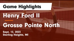 Henry Ford II  vs Grosse Pointe North  Game Highlights - Sept. 12, 2023