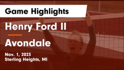 Henry Ford II  vs Avondale  Game Highlights - Nov. 1, 2023