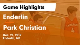 Enderlin  vs Park Christian  Game Highlights - Dec. 27, 2019
