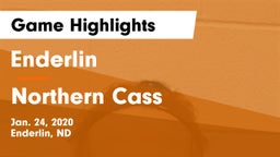 Enderlin  vs Northern Cass  Game Highlights - Jan. 24, 2020