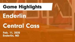 Enderlin  vs Central Cass  Game Highlights - Feb. 11, 2020