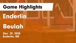 Enderlin  vs Beulah  Game Highlights - Dec. 29, 2020