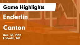 Enderlin  vs Canton  Game Highlights - Dec. 30, 2021