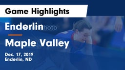 Enderlin  vs Maple Valley  Game Highlights - Dec. 17, 2019