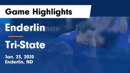 Enderlin  vs Tri-State  Game Highlights - Jan. 23, 2020