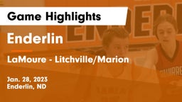 Enderlin  vs LaMoure - Litchville/Marion Game Highlights - Jan. 28, 2023