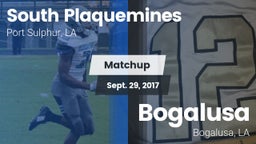 Matchup: South Plaquemines vs. Bogalusa  2017