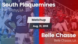 Matchup: South Plaquemines vs. Belle Chasse  2018