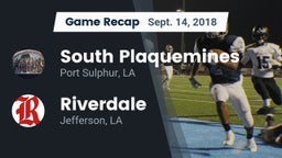 Recap: South Plaquemines  vs. Riverdale  2018