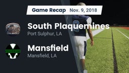 Recap: South Plaquemines  vs. Mansfield  2018