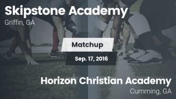 Matchup: Skipstone Academy vs. Horizon Christian Academy  2016