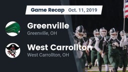 Recap: Greenville  vs. West Carrollton  2019