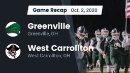 Recap: Greenville  vs. West Carrollton  2020